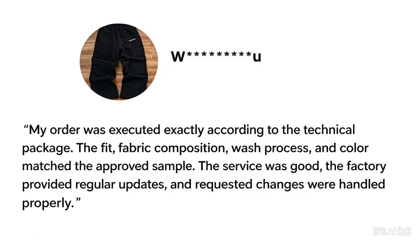 Supplied apparel project feedback 3
