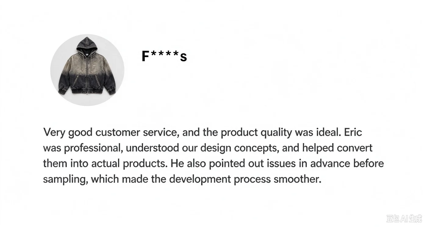 Supplied apparel project feedback 9