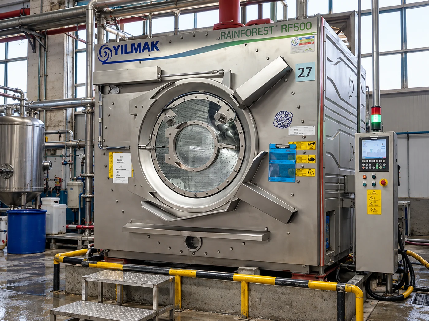 Enzyme wash